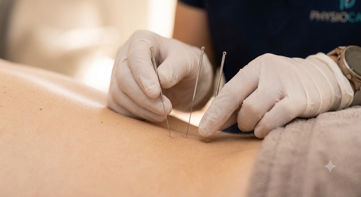 Dry Needling Therapy physiotherapy at CureFlex Home Physio
