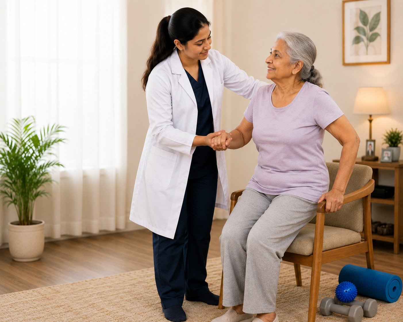 Elderly Care physiotherapy at CureFlex Home Physio
